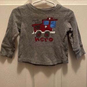 Fire truck Thermal Top Size 12 months